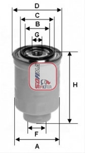 Filtru Combustibil Sofima Mitsubishi S 4119 NR