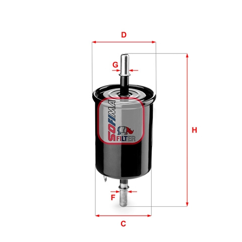 Filtru Combustibil Sofima Suzuki S 1843 B
