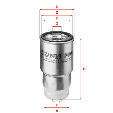 Filtru Combustibil Sofima Toyota S 4413 NR