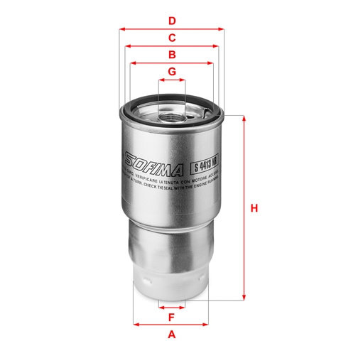 Filtru Combustibil Sofima Toyota S 4413 NR