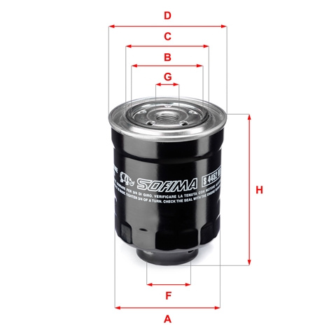 Filtru Combustibil Sofima Toyota S 4452 