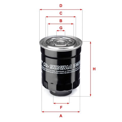 Filtru Combustibil Sofima Toyota S 4452 NR