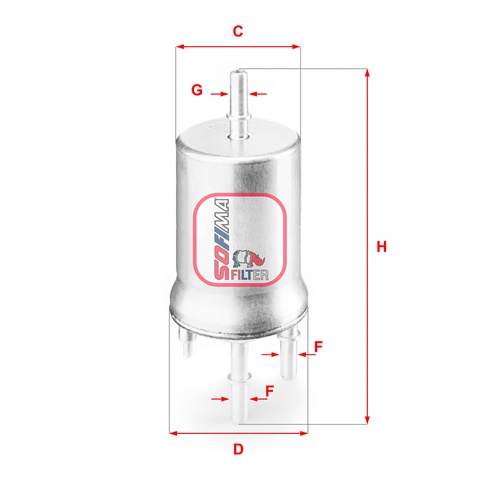 Filtru Combustibil Sofima Vag S 1832 B