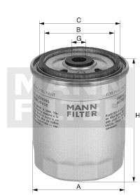 Filtru combustibil (SP30082X MANN-FILTER) JOHN DEERE