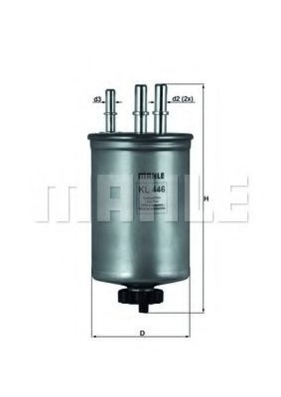 Filtru combustibil SSANGYONG KYRON (2005 - 2016) KNECHT KL 446 piesa NOUA