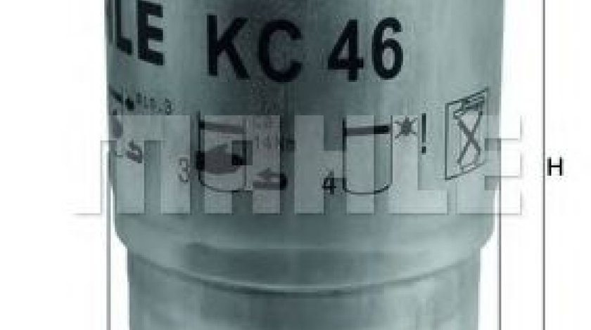 Filtru combustibil SUZUKI GRAND VITARA I (FT) (1998 - 2005) MAHLE ORIGINAL KC 46 piesa NOUA