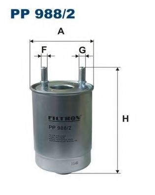 Filtru combustibil SUZUKI GRAND VITARA II (JT) (2005 - 2016) FILTRON PP988/2 piesa NOUA