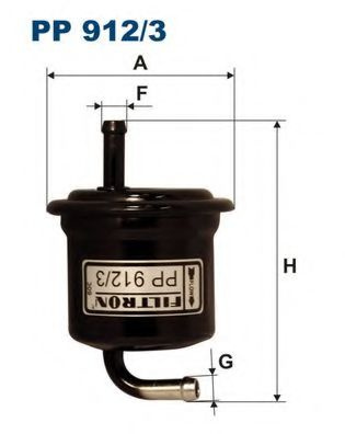 Filtru combustibil SUZUKI JIMNY (FJ) (1998 - 2016) FILTRON PP912/3 piesa NOUA