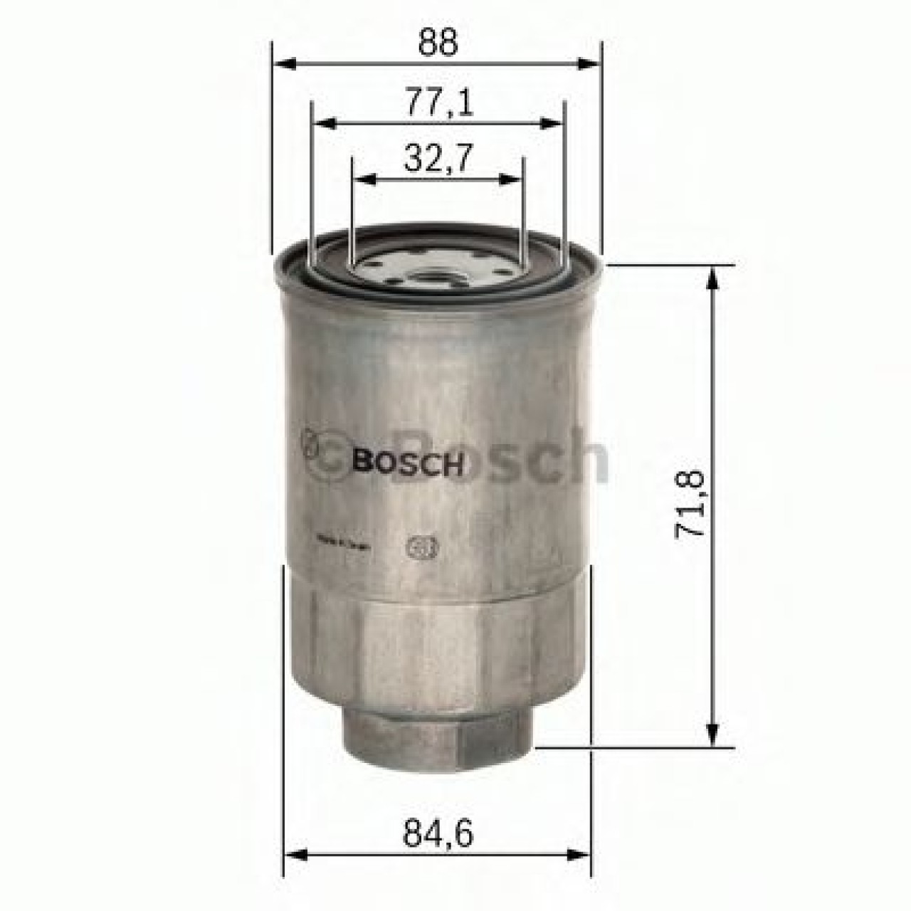 Filtru combustibil SUZUKI VITARA (ET, TA) (1988 - 1998) BOSCH 1 457 434 201 piesa NOUA
