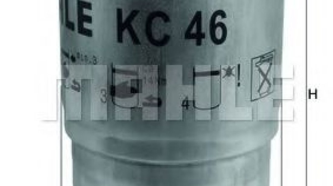 Filtru combustibil SUZUKI VITARA (ET, TA) (1988 - 1998) MAHLE ORIGINAL KC 46 piesa NOUA