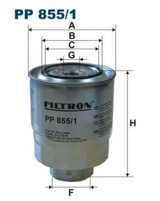 Filtru combustibil TOYOTA AURIS (ZWE18, NZE18, ZRE18) (2012 - 2016) FILTRON PP855/1 piesa NOUA