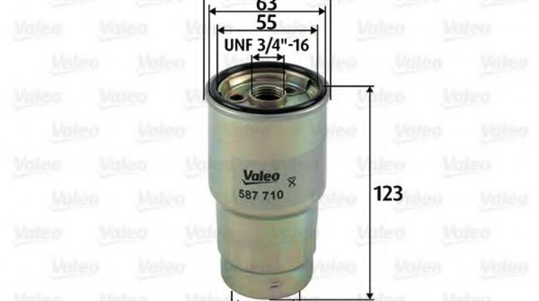 Filtru combustibil TOYOTA COROLLA (CDE12, ZZE12, NDE12, ZDE12) (2001 - 2007) VALEO 587710 piesa NOUA