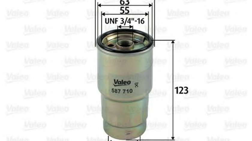 Filtru combustibil TOYOTA COROLLA (CDE12, ZZE12, NDE12, ZDE12) (2001 - 2007) VALEO 587710 piesa NOUA