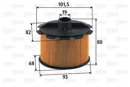 Filtru combustibil TOYOTA COROLLA (E11) (1997 - 2002) VALEO 587905 piesa NOUA