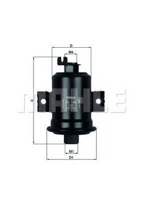 Filtru combustibil TOYOTA COROLLA (E11) (1997 - 2002) KNECHT KL 140 piesa NOUA