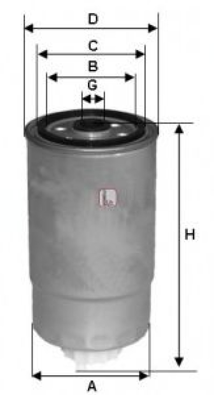 Filtru combustibil VOLVO S40 I (VS) (1995 - 2004) SOFIMA S 4384 NR piesa NOUA
