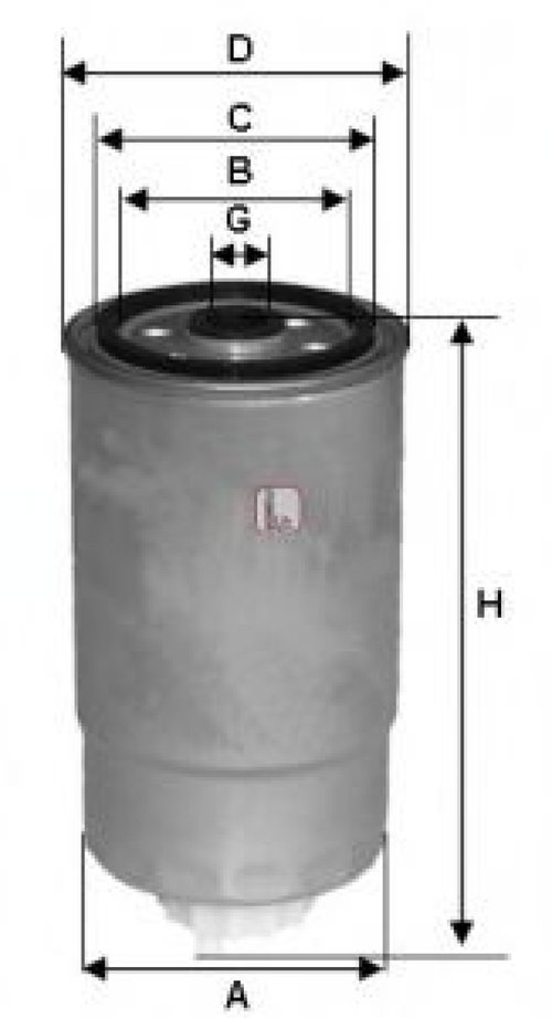 Filtru combustibil VOLVO S40 I (VS) (1995 - 2004) SOFIMA S 4384 NR piesa NOUA