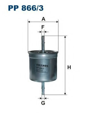 Filtru combustibil VOLVO S60 I (2000 - 2010) FILTRON PP866/3 piesa NOUA