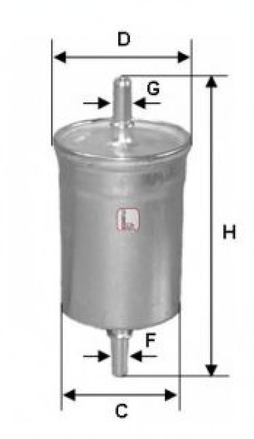 Filtru combustibil VOLVO S60 I (2000 - 2010) SOFIMA S 1846 B piesa NOUA