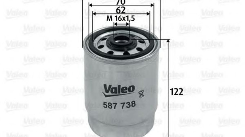 Filtru combustibil VOLVO S60 I (2000 - 2010) VALEO 587738 piesa NOUA