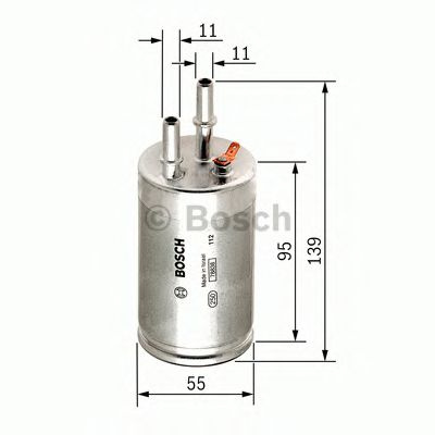 Filtru combustibil VOLVO S60 II (2010 - 2016) BOSCH F 026 403 014 piesa NOUA