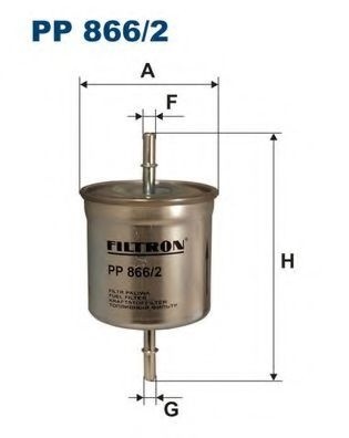 Filtru combustibil VOLVO S80 I (TS, XY) (1998 - 2006) FILTRON PP866/2 piesa NOUA
