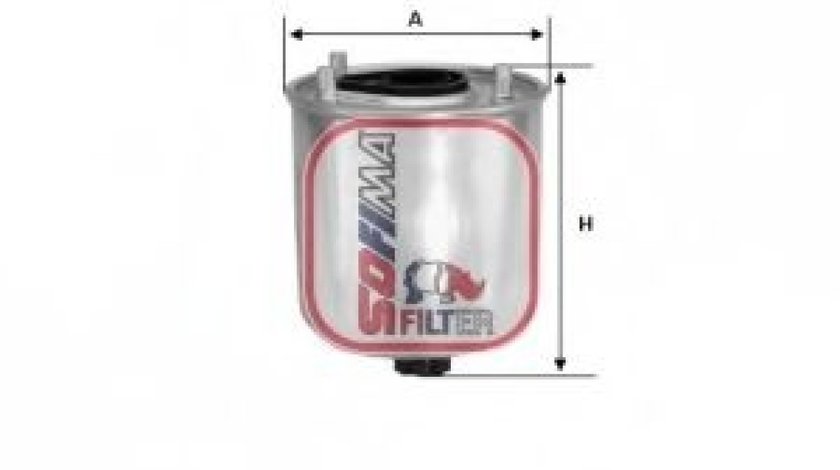 Filtru combustibil VOLVO V60 (2010 - 2016) SOFIMA S 4128 NR piesa NOUA