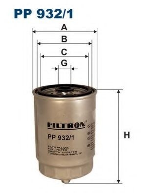 Filtru combustibil VOLVO V70 II (SW) (2000 - 2007) FILTRON PP932/1 piesa NOUA