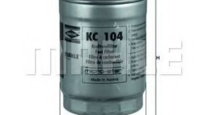 Filtru combustibil VOLVO XC90 I (2002 - 2016) KNECHT KC 104 piesa NOUA