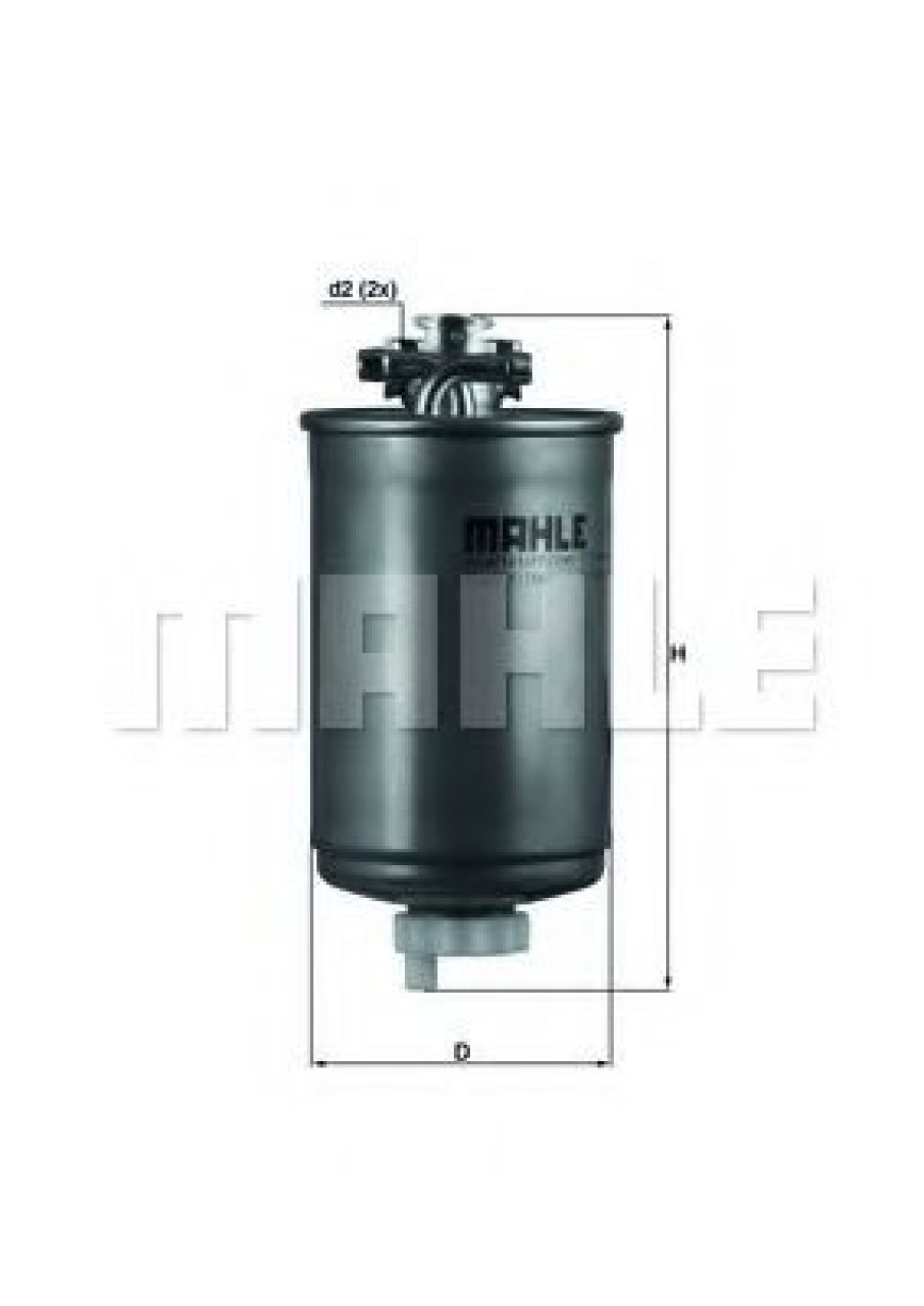Filtru combustibil VW BORA (1J2) (1998 - 2005) MAHLE ORIGINAL KL 75 piesa NOUA