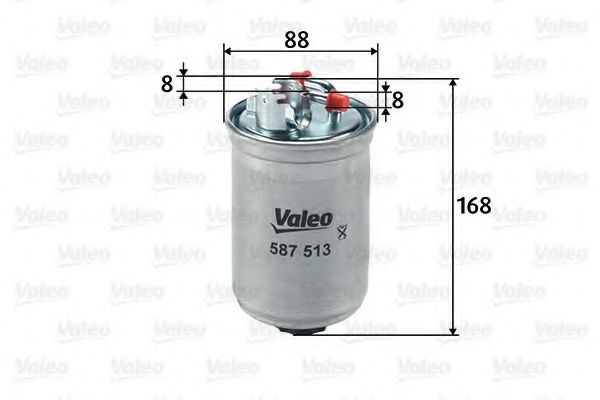 Filtru combustibil VW CADDY II Pick-up (9U7) (1996 - 2000) VALEO 587513 piesa NOUA