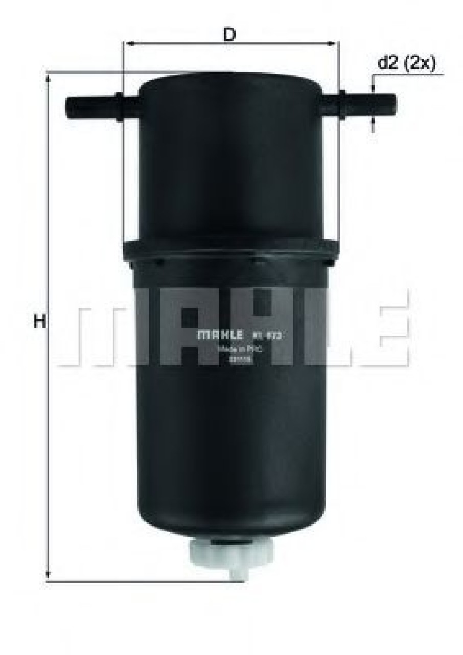 Filtru combustibil VW CRAFTER 30-35 bus (2E) (2006 - 2016) KNECHT KL 873 piesa NOUA