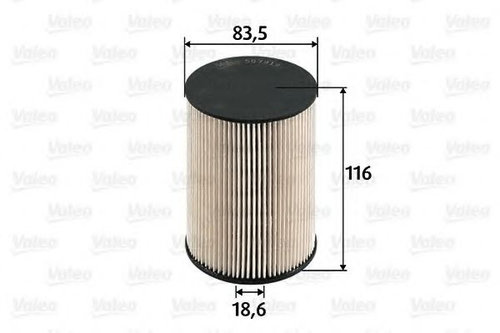 Filtru combustibil VW GOLF PLUS (5M1, 521) (2005 - 2013) VALEO 587919 piesa NOUA