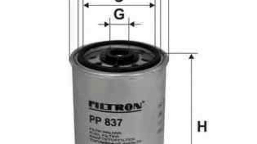 filtru combustibil VW JETTA I (16) Producator FILTRON PP837