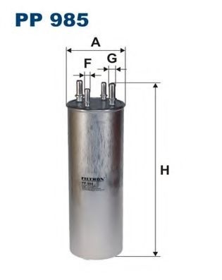 Filtru combustibil VW MULTIVAN V (7HM, 7HN, 7HF, 7EF, 7EM, 7EN) (2003 - 2015) FILTRON PP985 piesa NOUA