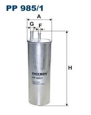 Filtru combustibil VW MULTIVAN V (7HM, 7HN, 7HF, 7EF, 7EM, 7EN) (2003 - 2015) FILTRON PP985/1 piesa NOUA