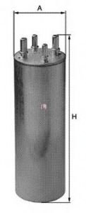 Filtru combustibil VW MULTIVAN VI (SGF, SGM, SGN) (2015 - 2016) SOFIMA S 1849 B piesa NOUA