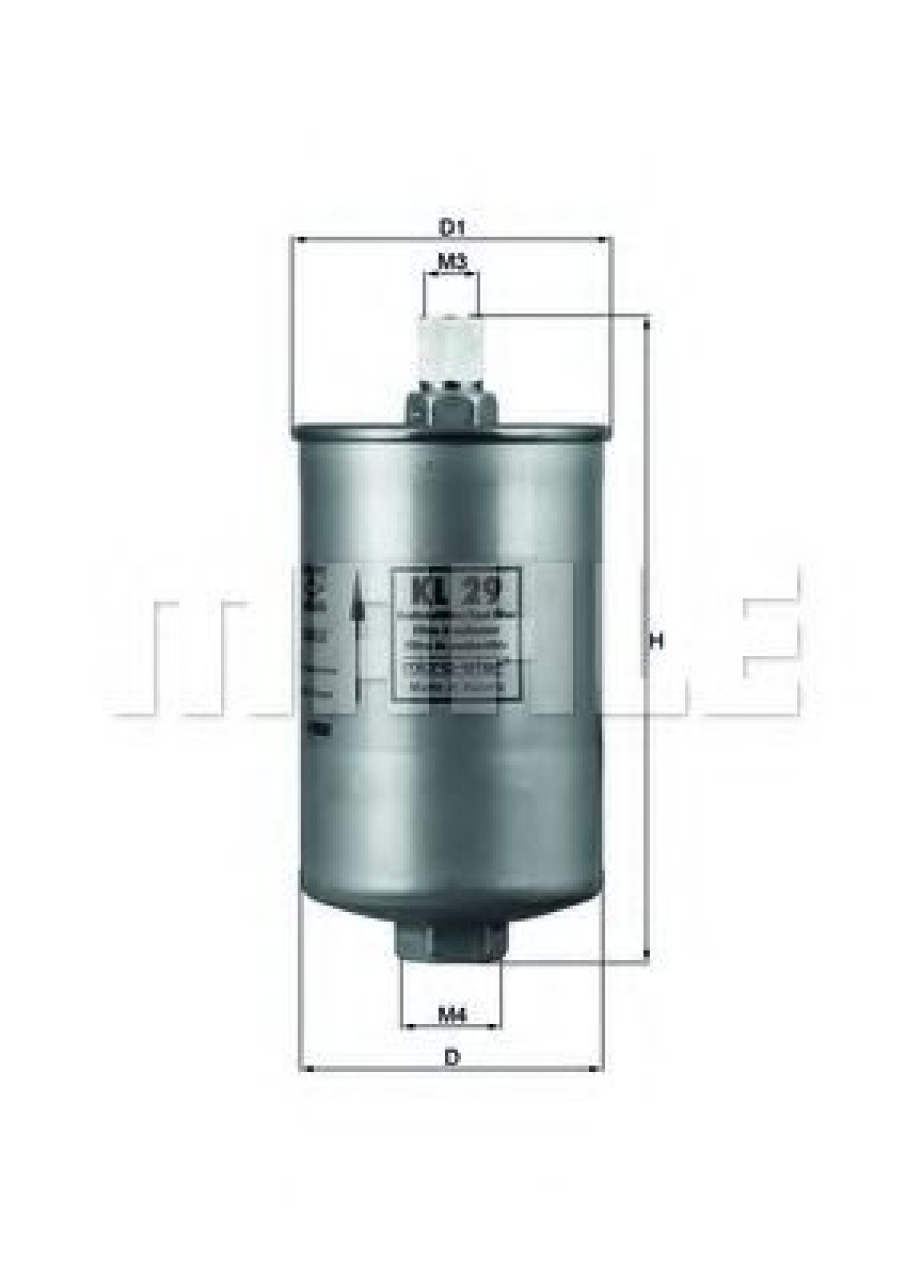 Filtru combustibil VW PASSAT (3A2, 35I) (1988 - 1997) KNECHT KL 29 piesa NOUA