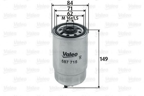 Filtru combustibil VW PASSAT (3B3) (2000 - 2005) VALEO 587715 piesa NOUA
