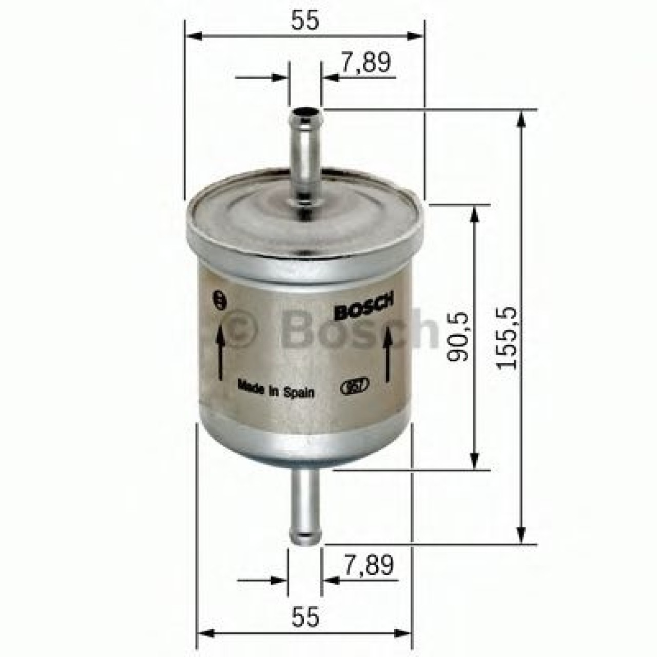 Filtru combustibil VW POLO (6N2) (1999 - 2001) BOSCH 0 450 905 316 piesa NOUA