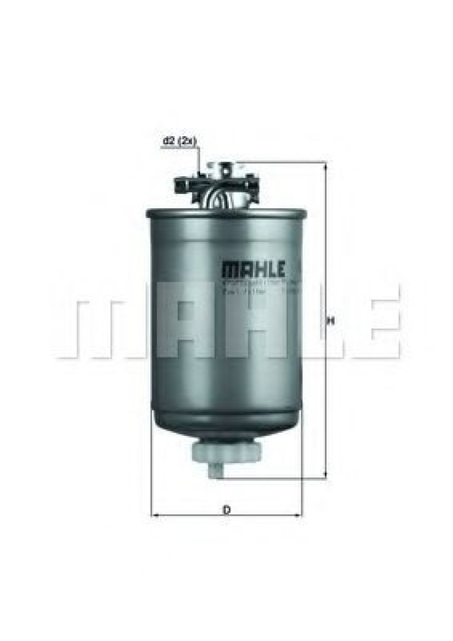 Filtru combustibil VW POLO (6N2) (1999 - 2001) MAHLE ORIGINAL KL 77 piesa NOUA