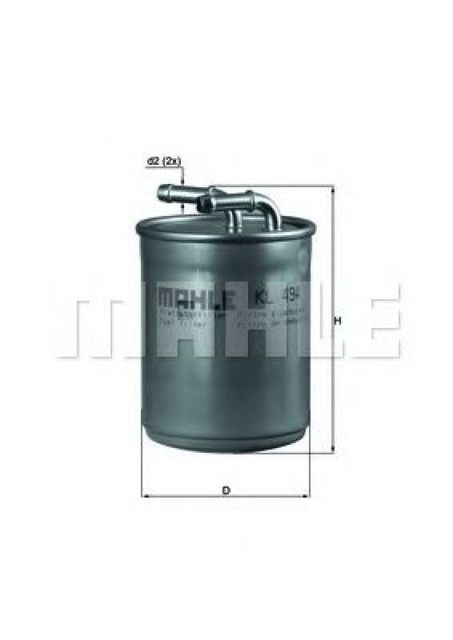 Filtru combustibil VW POLO (6R, 6C) (2009 - 2016) KNECHT KL 494 piesa NOUA