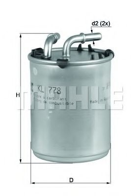 Filtru combustibil VW POLO (6R, 6C) (2009 - 2016) KNECHT KL 778 piesa NOUA