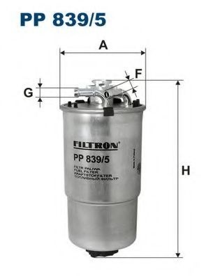 Filtru combustibil VW POLO (9N) (2001 - 2012) FILTRON PP839/5 piesa NOUA