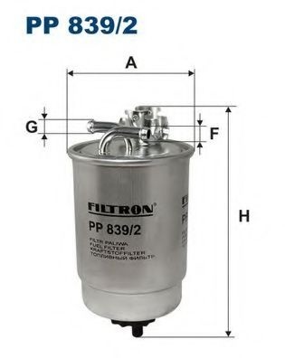 Filtru combustibil VW POLO CLASSIC (6KV2) (1995 - 2006) FILTRON PP839/2 piesa NOUA