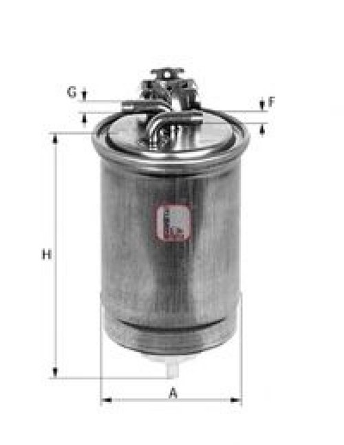 Filtru combustibil VW POLO Variant (6KV5) (1997 - 2001) SOFIMA S 7601 NR piesa NOUA
