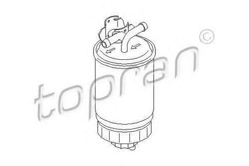Filtru combustibil VW SHARAN (7M8, 7M9, 7M6) (1995 - 2010) TOPRAN 109 243 piesa NOUA