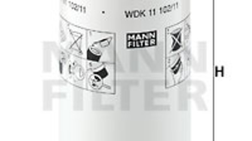 Filtru combustibil (WDK1110211 MANN-FILTER) VOLVO