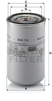 Filtru combustibil (WDK719 MANN-FILTER) MAN