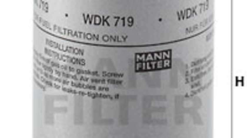 Filtru combustibil (WDK719 MANN-FILTER) MAN